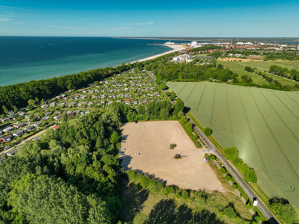 Parkplatz Strand West Warnemünde DJI 0090